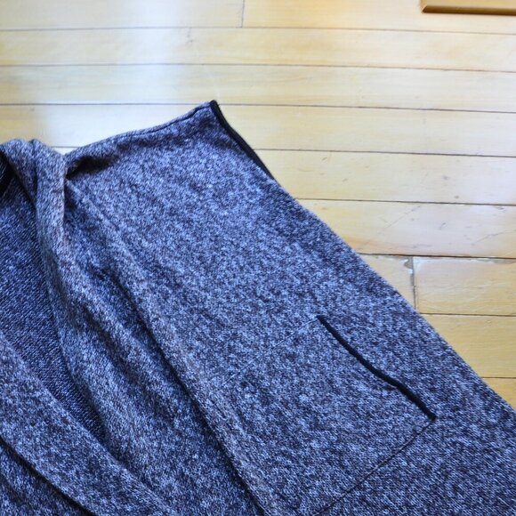 Josie Natori Mohair Blend Open Front Long Cardigan Size L - Picture 4 of 11